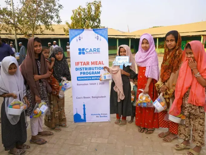 Women receive CBB Ramadan food packs