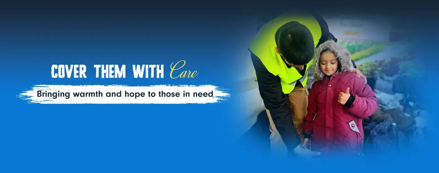 Winter Care — warm blankets, clothing and heating reaching displaced families before the cold sets in