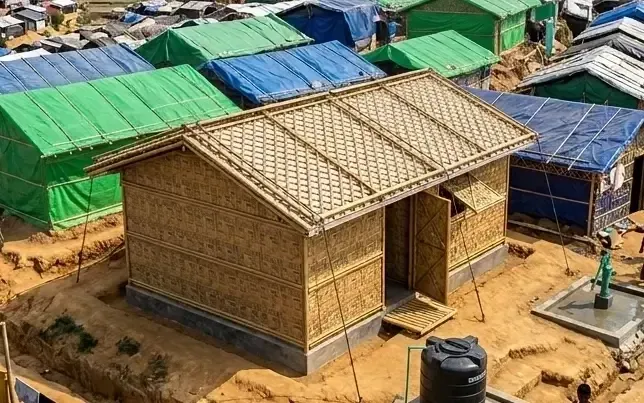 Shelter For Rohingya Refugees