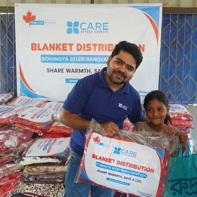 Warm clothing and shelter for families facing winter
